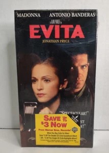 Evita (VHS, 1997) Madonna Antonio Banderas Brand New Factory Sealed - Foto 1 di 5