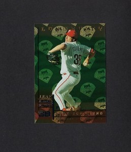 1998 Leaf Rookies and Stars #88 CURT SCHILLING Phillies LONGEVITY #37/50 NM/MT