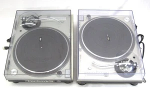 Juego de tocadiscos Technics SL-1200MK5 plateados para DJ - Imagen 1 de 4