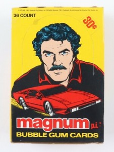 1983 Donruss Magnum PI Cards | Wax Box 36 Sealed-Unopened Packs - Tom Selleck