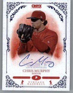 2022 Onyx Vintage Blue Signatures Chris Murphy RC Rookie AUTO Autograph