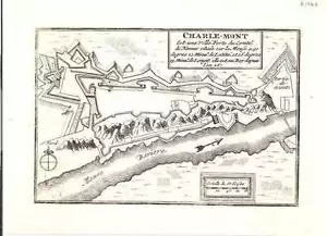 Antique map, De la Feuille, Charle-Mont est une Ville Forte du Comte de Namur - Picture 1 of 1
