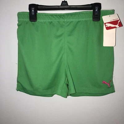 PANTALONES CORTOS PUMA SPORT LIFESTYLE NIÑAS VERDE ACTIVO TALLA MEDIANA Foto 1 de 4