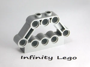 2 LEGO Technic Light Grey Car V-engine Block Connector Pin Holes (28840 32333) - Picture 1 of 1