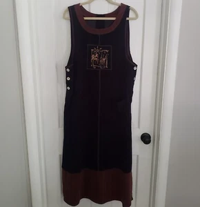 Maxi Vestido Jersey California Concepts Para Mujer TALLA 12 Safari Boho Suave Jirafa - Imagen 1 de 10