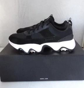 NWOB Authentic SOREL KINETIC IMPACT II WONDER Black, White Women's Shoe Size 9 M - Picture 1 of 11