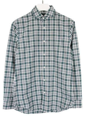 CLUB MONACO Slim Fit Shirt Men's SMALL Check Pattern Multicolour Cutaway Collar - Image 1 of 4