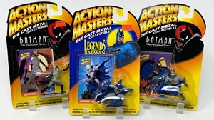 Kenner Action Masters Lot of 3 Batman Die-Cast Metal Collectibles - SEALED A - Picture 1 of 10