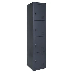 B-Ware Schließfach Boston T163, Spind, Metall 180x38x45cm, anthrazit - Bild 1 von 11