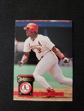 1994 Donruss St. Louis Cardinals Baseball Card #586 Brian Jordan