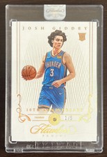 2021-22 Panini Flawless 10th Anniversary DIAMOND Gem 1/5 Josh Giddey RC Rookie