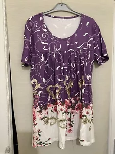 kissmoda ladies tops Shirt Sleeves, Lovely Purple - Picture 1 of 2