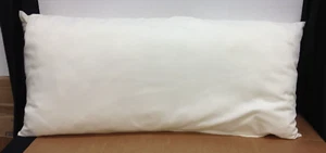 Frontgate Sample Replacement Outdoor Patio Back Body Pillow Cushion 42x19 Cream - Picture 1 of 5