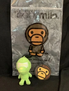 Bape Baby Milo Keychain 100% Authentic A BATHING APE - Picture 1 of 6