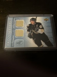 2007-08 Upper Deck Ice Frozen Fabrics Jersey Sidney Crosby