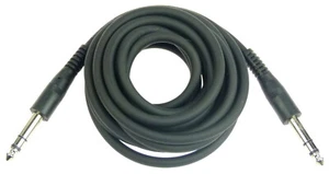ADAM HALL 3 m Klinkekabel Patchkabel Sereo TRS schwarz Klinken Audio Kabel - Picture 1 of 3