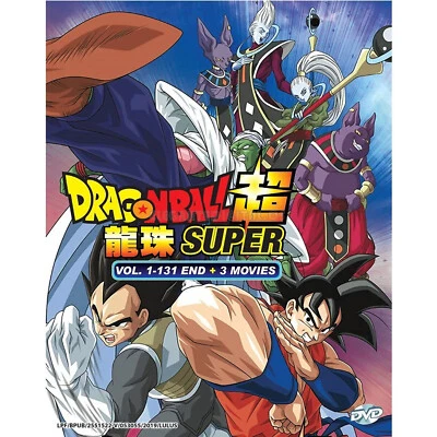 DVD Anime Dragon Ball SUPER Complete TV Series (1-131 End +3 Movies) ENGLISH DUB - Image 1 of 4