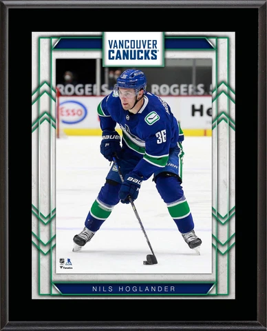 Nils Hoglander Vancouver Canucks 10.5" x 13" Sublimated Player Plaque Cover