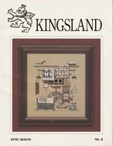 Attic Quilts, Kingsland No. 8 , Cross Stitch Pattern Leaflet - Bild 1 von 2