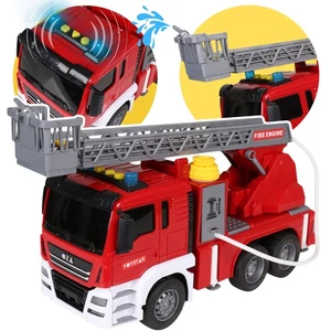 Feuerwehrauto mit LICHT, TON und WASSER, Feuerwehrauto für Kinder 3+ - Bild 1 von 9