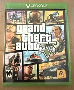 Grand Theft Auto V (Xbox One, 2014) Complete with Map, CIB - Tested - Picture 1 of 3