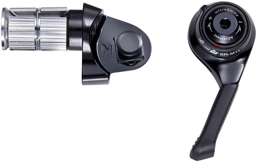 microSHIFT Right Bar End Shifter, 11-Speed Mountain, SRAM Compatible - Image 1 of 1
