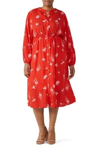 Vestido Camisa Fruncido Colección B By Bobeau Diana 3X - Imagen 1 de 5