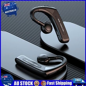 Ear Clip Type Bone Conduction Headphones Handfree Noise Reduction (Black) ^AU - Picture 1 of 9
