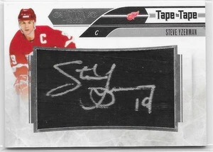 2010/11 Dominion Stick Tape Auto Steve Yzerman 1/13 Wings - Picture 1 of 1
