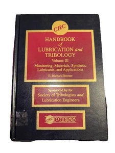 CRC Handbook of Lubrication and Tribology, Volume III: Monitoring, Materials, .. - Picture 1 of 1