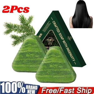 2X Natural Usman Grass Shampoo SOAP, Hair Thick ening & Darkening Usma - Picture 1 of 9