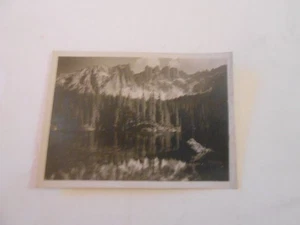 foto cartolina-LAGO DI CAREZZA-EDITORE LEO BAEHRENDT MERANO-cm.6x8,5 - Picture 1 of 1