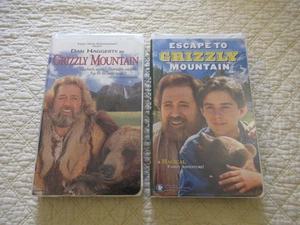 Grizzly Mountain & Escape To Grizzly Mountain (VHS) (2 Tapes) (Dan Haggerty) - Picture 1 of 3