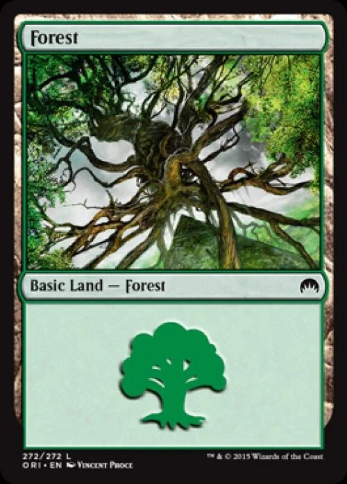 Forest (272) -Foil Light Play MTG Magic Origins - Image 1 of 1