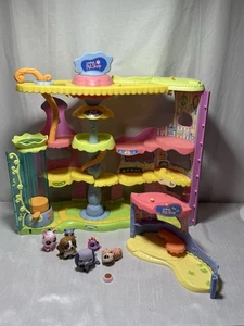 Littlest Pet Shop LPS Round N Round Pet Town & Bakery lotto animali vintage incompleti - Foto 1 di 18