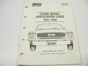 Powerpath TD86-101 OLDER MODEL APPLICATION GUIDE 1970-1940 39 Pages - Bild 1 von 9