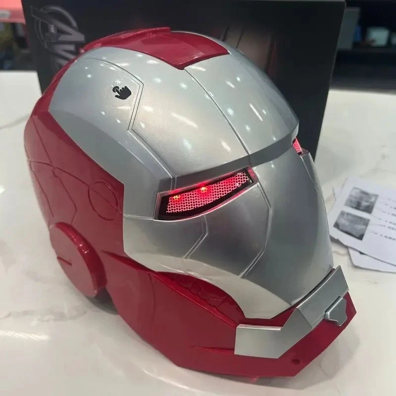 Iron Man MK5 Gold Helmet | Electric Opening & Closing Mask | LED Lights NEW