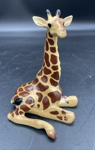 Vintage Hagen Renaker Giraffe Specialty HR Figurine, Lying, 4” Tall Collectible - Picture 1 of 10