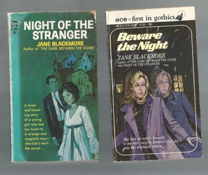 JANE BLACKMORE (2 pb)  ( NIGHT OF THE STRANGER ) +BEWARE THE NIGHT (ACE GOTHICS - Bild 1 von 8