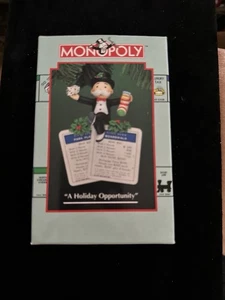 Enesco Monopoly 1994 "una oportunidad de vacaciones" paseo marítimo/parque lugar adorno nuevo en caja - Imagen 1 de 7