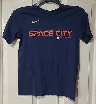 Houston Astros MLB Space City T-Shirt City Connect Kids Small (8)  / Navy Blue  - Image 1 of 4