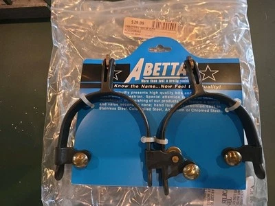 Abetta New Pair Western SPURS w/rowell BRASS - Image 1 of 4