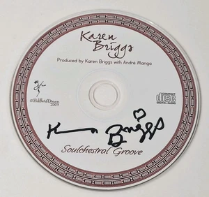 Disco CD Karen Briggs Soulchestral Groove Firmado a Mano AUTOGRAFIADO - ENVÍO GRATUITO - Imagen 1 de 4