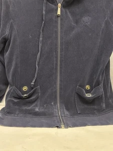 Tommy Hilfiger Navy Blue womens medium navy blue zip up hoodie - Picture 1 of 4