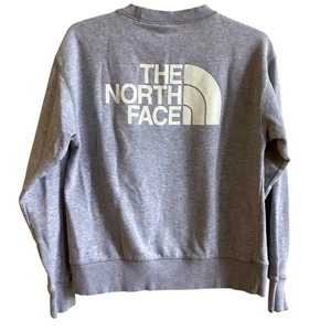 The North Face Gray Logo Sweatshirt Misses size S - Picture 1 of 4