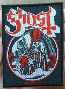 PARCHE FANTASMA RARO Sintetizador Sueco Heavy Metal Death Papa Emérito Cardenal Copi  - Imagen 1 de 3