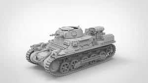 3D-printed 1/72 "Panzerkampfwagen I Ausf B"tank Model kit resin Unpainted - Picture 1 of 4