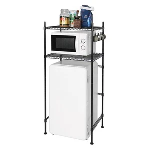 Mini Fridge Shelf 2-Tier Height Adjustable Mini Fridge Stand with Storage for... - Picture 1 of 7