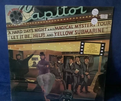 THE BEATLES REEL MUSIC ORIGINAL YELLOW COLORED VINYL PROMO LP STILL SEALED! - Image 1 of 4