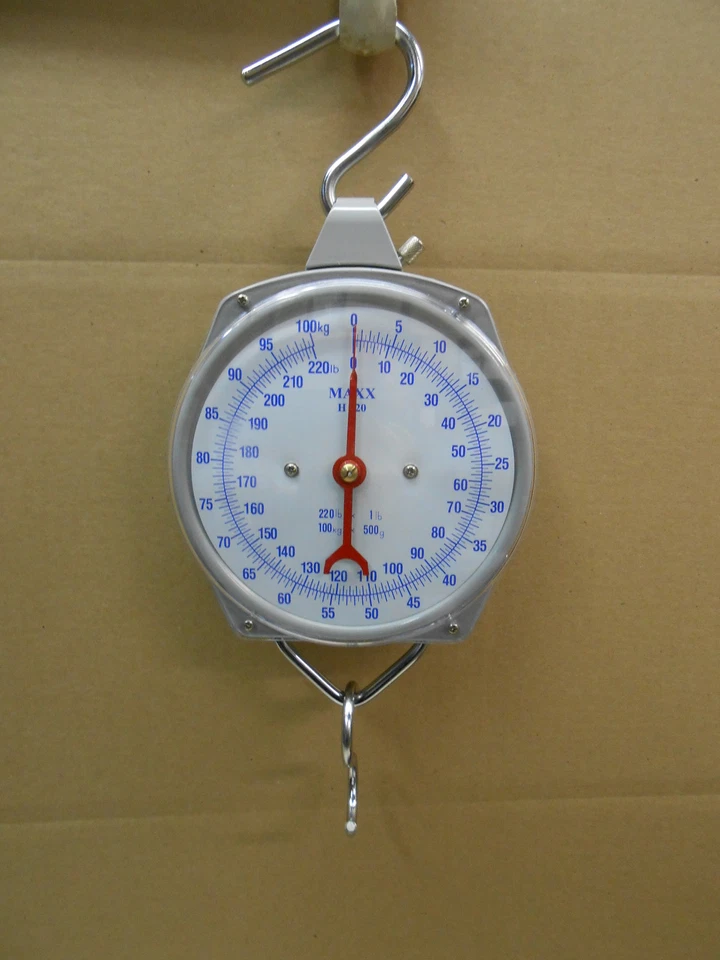 NUEVO 220LBS COLGAR RESORTE ESCALA DIAL PESO Juego Escala ALIMENTOS Foto 1 de 1